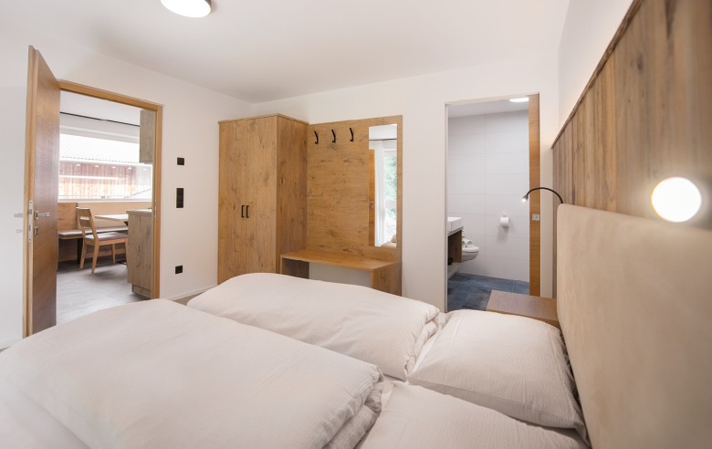 Rilassatevi nei nostri incantevoli appartamenti con camera doppia, cucina accogliente e bagno moderno