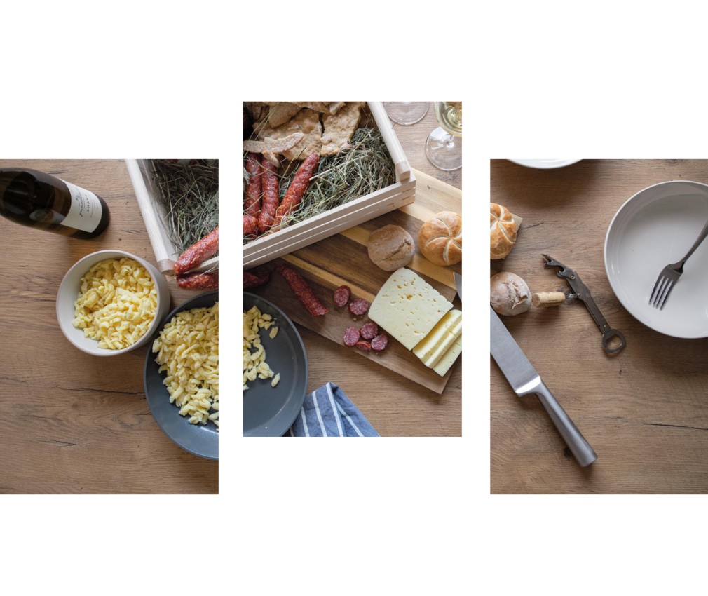 miramor: Dinner basket with homemade South Tyrolean delicacies directly to the flat Culinary basket with homemade traditional South Tyrolean dinner