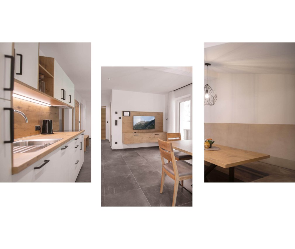 miramor: Appartamenti nella regione turistica di Racines per vacanze attive in Alto Adige Appartamenti spaziosi con angolo cottura e zona pranzo per gli ospiti