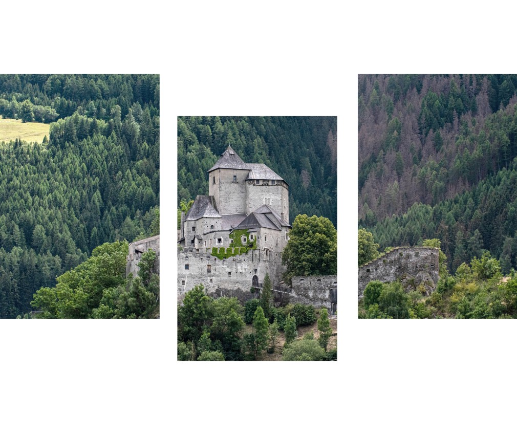 miramor: castles, palaces and museums in Sterzing and surroundings Reifenstein Castle in Freienfeld near Sterzing amidst meadows and forests